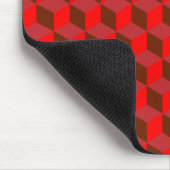 Tapis De Souris Cubes rouges (Coin)