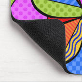 Tapis De Souris Cubisme Whimsical Flower Pad (Coin)