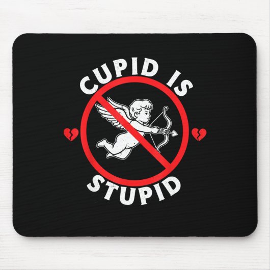 Tapis De Souris Cud Is Stud Hate Valentines Anti Valentine Stud Cu (Devant)