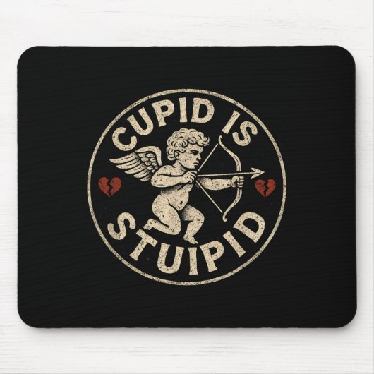Tapis De Souris Cud Is Stud Hate Valentines Anti Valentine Stud Cu (Devant)