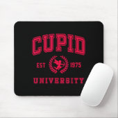 Tapis De Souris Cud University Cute Cherub Valentines Day Crest (Avec souris)