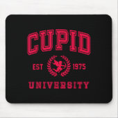 Tapis De Souris Cud University Cute Cherub Valentines Day Crest  (Devant)