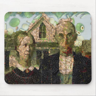 Tapis De Souris Cuillère d'art gothique végétalien