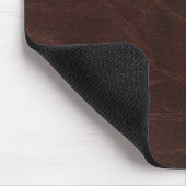 Tapis De Souris Cuir Brown foncé (Coin)