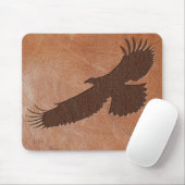 Tapis De Souris Cuir de relief d'Eagle (Avec souris)