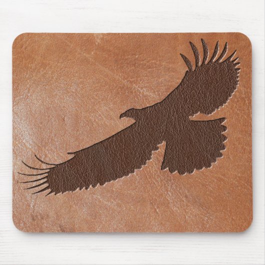 Tapis De Souris Cuir de relief d'Eagle (Devant)