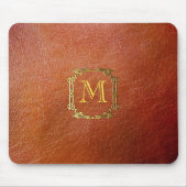 Tapis De Souris Cuir Faux personnalisé (Devant)