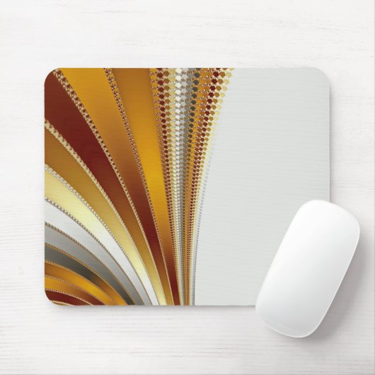 Tapis De Souris Cuir - fractale Mousepad (Avec souris)