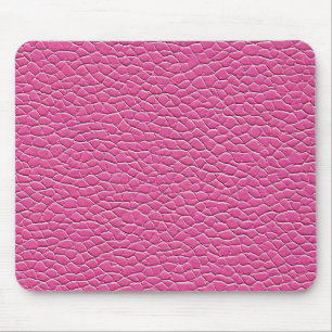 Tapis De Souris 💗 Cuir Rose Tendre Chic Calme Bureau 💗
