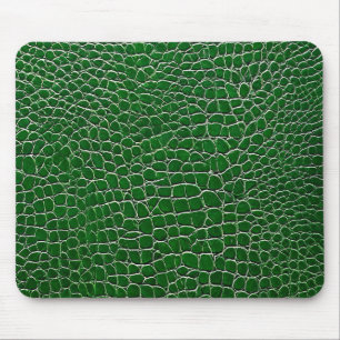 Tapis De Souris 💚 Cuir Vert Bureau Calme Moderne 💚