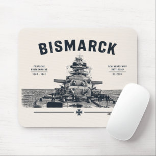 Tapis de souris cuirassé Bismarck