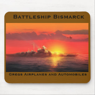 Tapis de souris cuirassé Bismarck