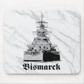 Tapis de souris cuirassé Bismarck (Devant)