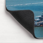 Tapis De Souris Cuirassé moderne, "USS Wisconsin", New York, (Coin)