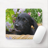 Tapis De Souris Cuisine Black Labrador Retriever Chien Chiot Chiot (Avec souris)