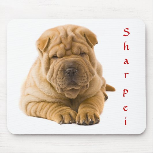 Tapis De Souris Cuisine chinoise Shar Pei Puppy Mousepad (Devant)
