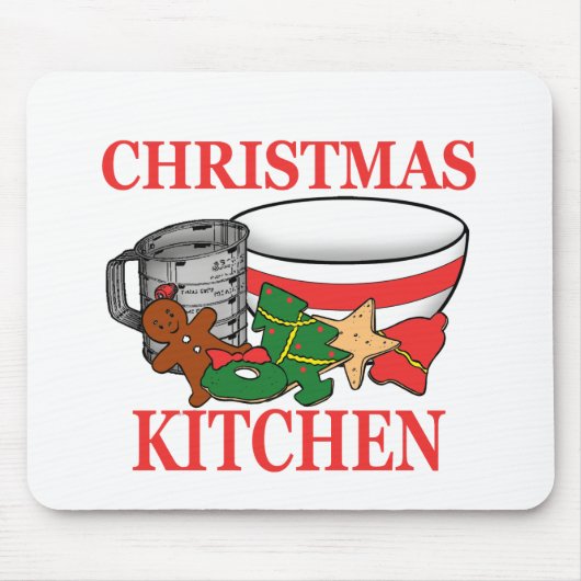 Tapis De Souris cuisine de noël (Devant)
