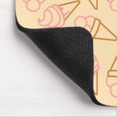 Tapis De Souris Cuisine estivale avec contours de glace (Coin)