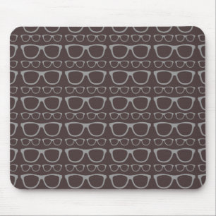 Tapis De Souris Cuisine rétro Hipster Eyeglass