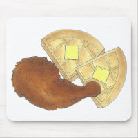 Cuisine soule classique Poulet frit et gaufres Din