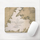 TAPIS DE SOURIS CUISINIER : TERRE-NEUVE, 1763 (Avec souris)