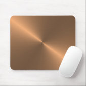 Tapis De Souris cuivre balayé par circulaire (Avec souris)