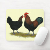 Tapis De Souris Cuivre noir des Marans (Avec souris)