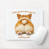 Tapis de souris cul de Corgi adorable (Avec souris)