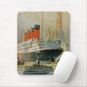 Tapis De Souris Cunarder à New York (Avec souris)