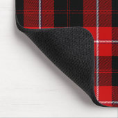 Tapis De Souris Cunningham Tartan rouge noir (Coin)