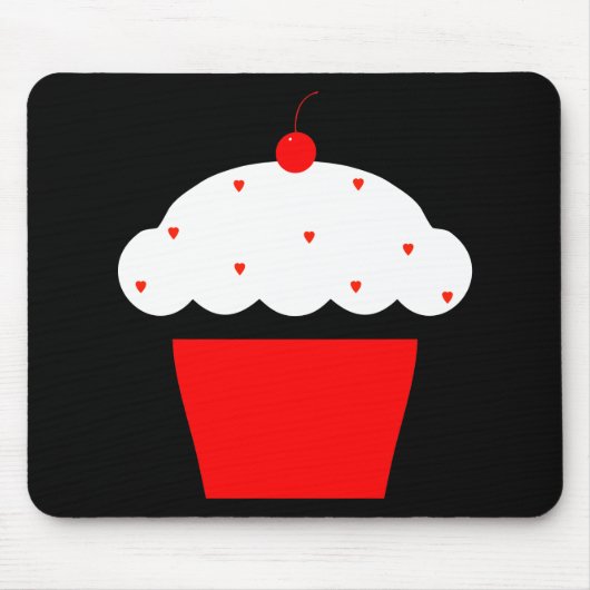 Tapis De Souris cupcake de cerise (Devant)