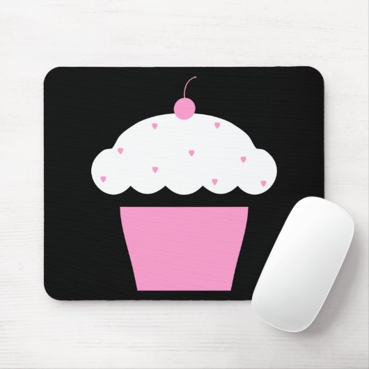 Tapis De Souris cupcake de cerise (Avec souris)
