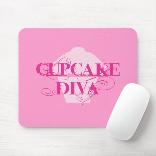 Tapis De Souris Cupcake Diva (Avec souris)