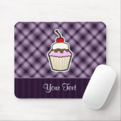 Tapis De Souris Cupcake violet (Avec souris)