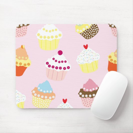 Tapis De Souris Cupcakes (Avec souris)