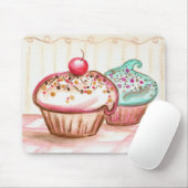 Tapis de souris Cupcakes avec paillettes (Avec souris)