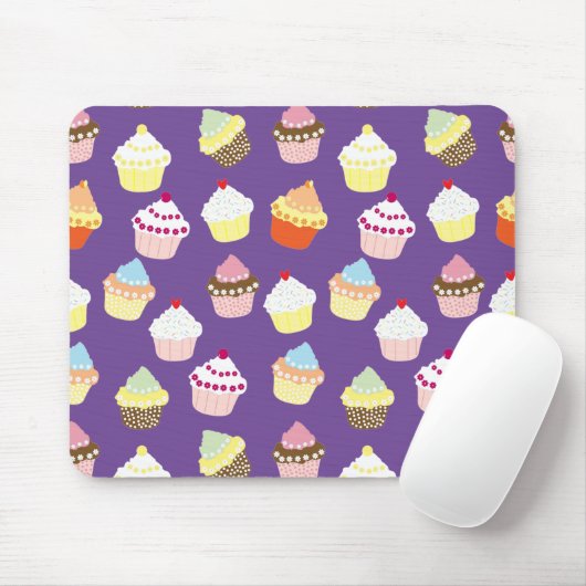 Tapis De Souris Cupcakes Delicious Decorated Birthday (Avec souris)