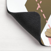 Tapis De Souris Cupcakes et Jacquard (Coin)