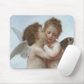 Tapis De Souris Cupid and Psyche as children - William Bouguereau (Avec souris)