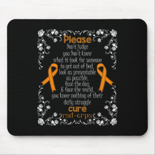 Tapis De Souris Cure Rsdcrps Support Rsdcrps Sensibilisation T Shi