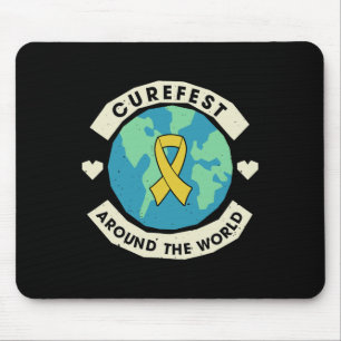 Tapis De Souris Curefest Around The World Sensibilisation au cance