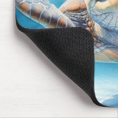 Tapis De Souris Curieux Mousepad de tortue de mer (Coin)