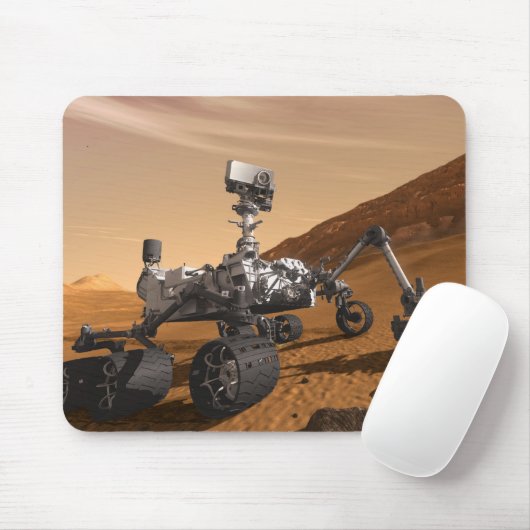 Tapis De Souris Curiosité : Prochain Mars Rover (Avec souris)