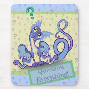 Tapis De Souris Curious lil Dragon~ Question Tout!