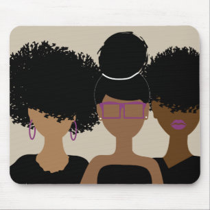 Tapis De Souris Curly Girl Trio Mousepad