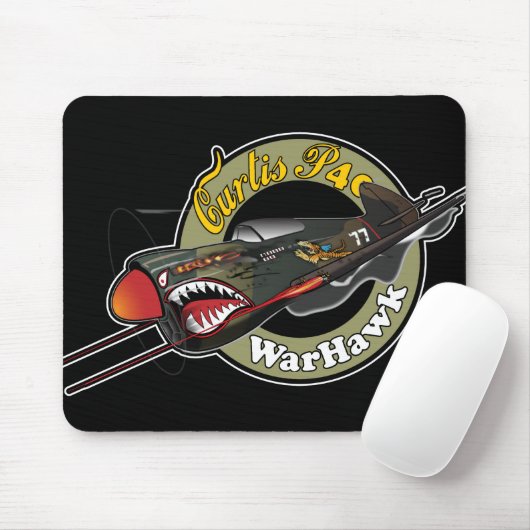 Tapis De Souris Curtis P40 WarHawk (Avec souris)