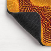 Tapis De Souris Curva laranja e pontos dourados sobre fundo (Coin)
