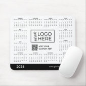 Tapis De Souris Custom 2026 Calendar Business Logo (Avec souris)