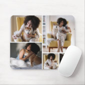 Tapis De Souris Custom 5 Photo Collage Mousepad (Avec souris)