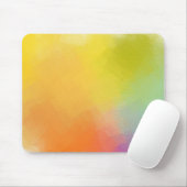 Tapis De Souris Custom Abstract Art Yellow (Avec souris)